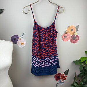 CAbi Smooch Patterned Tank - Size - Small